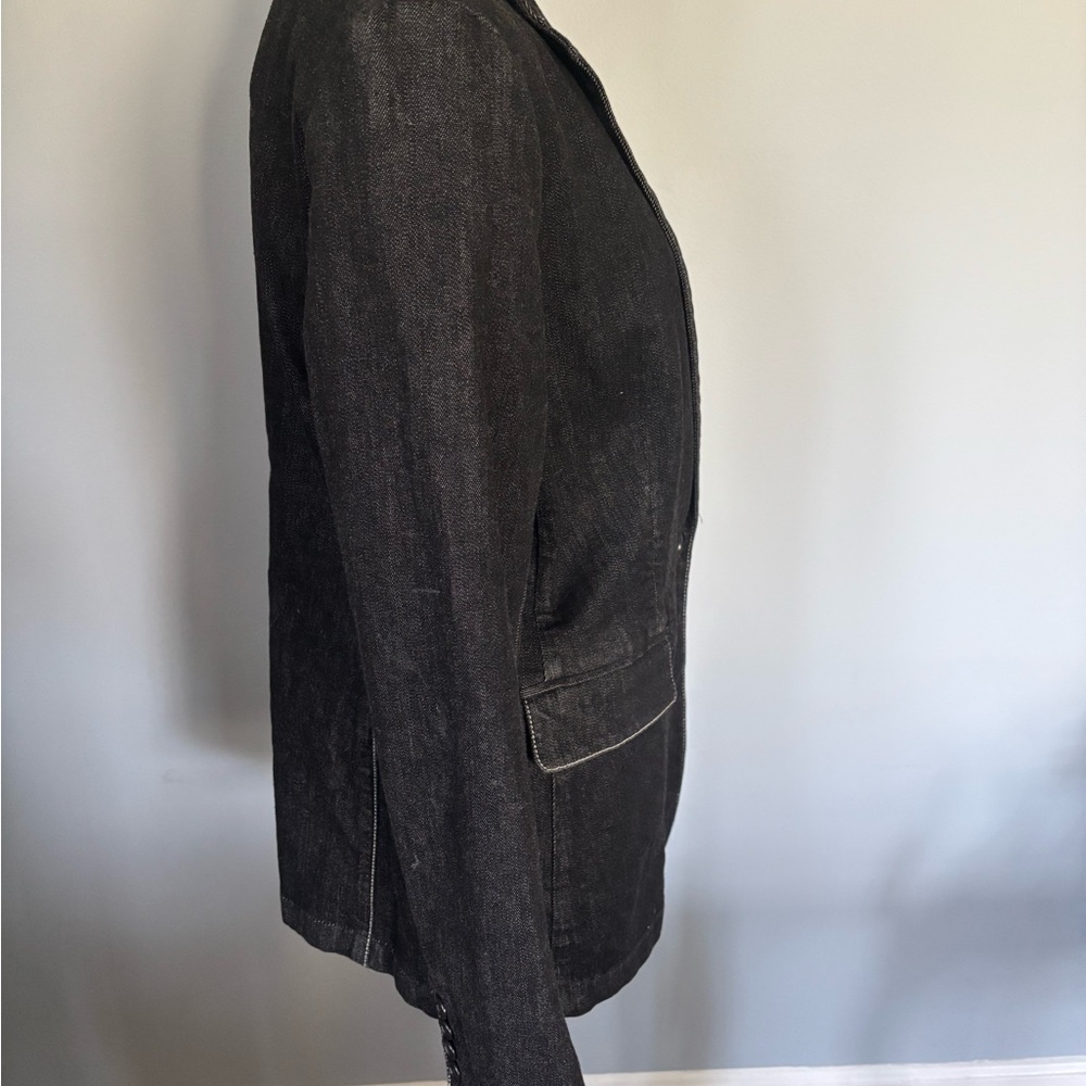 Classic Ralph Lauren Dark Wash Denim Blazer – Size 10 - Picture 5 of 9